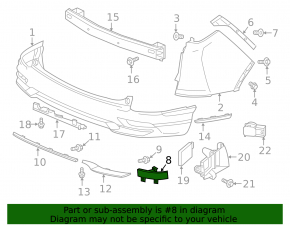 Reflector rear right Honda CRV 20-22