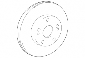 Front left brake disc Lexus IS200 IS300 99-05