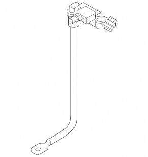Negative battery terminal for Audi Q8 19-23 with sensor