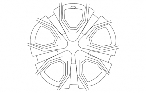Wheel disk R17 x 7J Kia Sportage 23-26 type 2