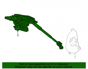 Steering column Acura MDX 14-20 turnkey