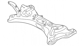 Front subframe Nissan Versa Note 13-19