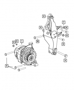 Generator Fiat 500 12-17