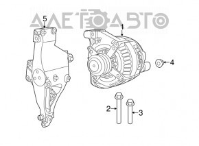 Generator Fiat 500 12-17