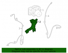 ABS bracket ABS Kia Soul 14-16