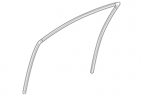 Front right windshield seal for Toyota Camry v40