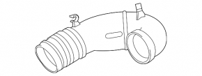 Air duct for intake VW Touareg 11-17 3.6