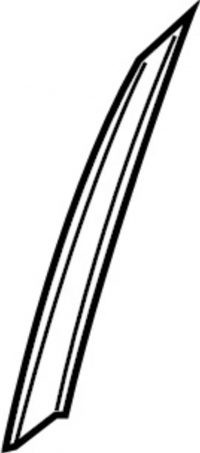 Infiniti G25 G35 G37 4d 06-15 front right side door trim