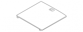Nissan Murano z50 2003-2007 trunk floor, black