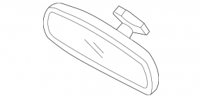 Hyundai Tucson 22-25 auto-dimming interior mirror, Home link