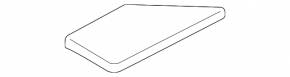 Right arch trim cover Kia Sorento 16-20 black