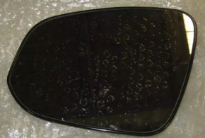 Left mirror element Toyota Highlander 14-19 heated, convex