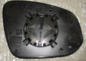 Left mirror element Toyota Highlander 14-19 heated, convex