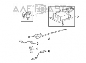 Lambda probe second Toyota Rav4 06-08 2.4