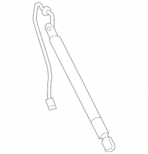 Electric right tailgate shock absorber for Infiniti QX50 19-25