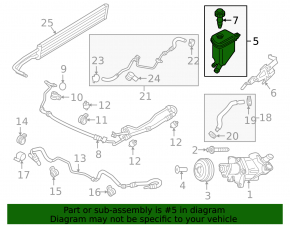 Power Steering Reservoir Porsche Panamera 10-16