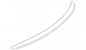 Mercedes C-class W205 15-18 trunk lid spoiler