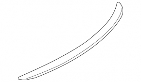 Mercedes C-class W205 15-18 trunk lid spoiler