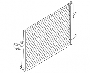 Air conditioning radiator condenser Ford C-max MK2 13-18 SIGNEDA