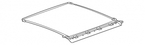 Cadillac CTS 14-19 panoramic sunroof shade
