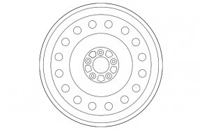 Wheel disk iron R17 Subaru Outback 15-19