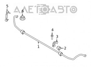 Front stabilizer BMW 3 G20 19-22 AWD