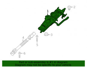 Steering column BMW X1 F48 16-22 rust