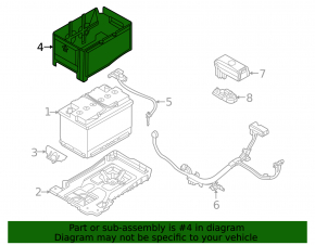 Battery cover Hyundai Elantra 21-23