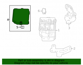 Underhood fuse box Acura TLX 15-16 3.5 FWD