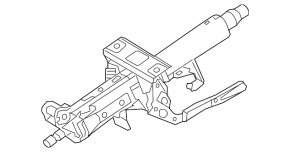Steering column Toyota Camry v70 18-24 under keyless