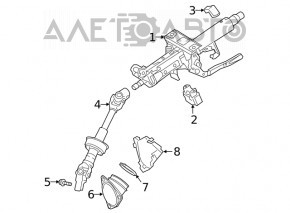Steering column Toyota Camry v70 18-24 under keyless