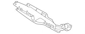 Trunk floor bracket left BMW 4 F33 14-20 convertible