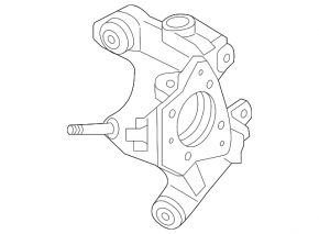 Rear right axle Honda Accord 13-17 hybrid, sport bent stud, dents