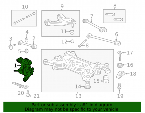 Rear right axle Honda Accord 13-17 hybrid, sport bent stud, dents