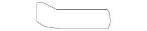 Right front bumper mount for Lexus LS460 LS600h 07-09 pre-restyling