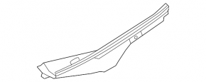 Seal wing hood-wing right Infiniti JX35 QX60 13-