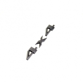 Jeep Cherokee KL 14-18 Black Tailgate 4x4 Emblem