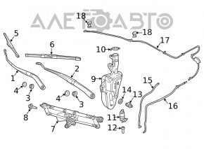 Jeep Compass 17-24 Windscreen Washer Reservoir
