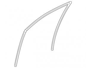 Front right windshield seal for Honda Accord 18-22