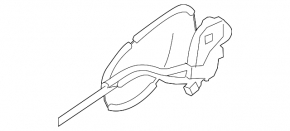 Rear left door lock for Nissan Rogue 08-15