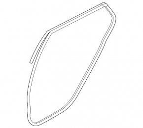 Door seal rear right Hyundai Kona 18-23