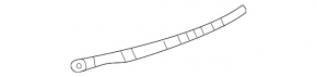 Front bumper mount, right wing, Kia Optima 17-19 hybrid