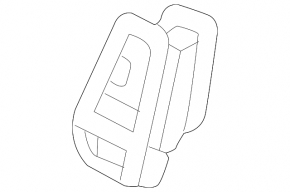 Left front panel air vent deflector Kia Sorento 21-24 HEV, PHEV