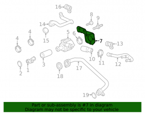 Coolant pump bracket for Porsche Cayenne 19-26 2.9T, 3.0T