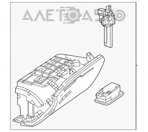 Glove box, glove compartment Mercedes W167 GLE 350 450 20-23