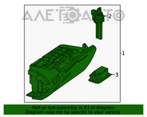 Glove box, glove compartment Mercedes W167 GLE 350 450 20-23