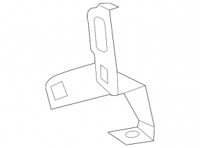 Engine protection mounting bracket left Mercedes C-class W205 300/400/450AMG/63AMG/63AMGS 15-21