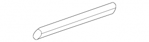 Front fender molding, upper left, Mercedes CLS-class C218 12-18