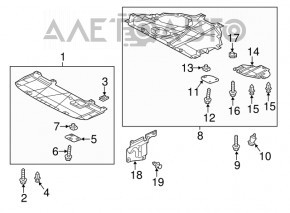 Front engine protection Mazda 6 13-17