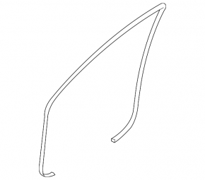 Front left door seal Mazda6 03-08
